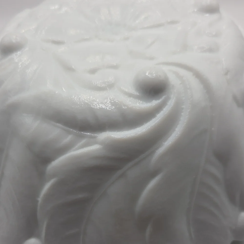 Milk Glass Indiana Glass White Scalloped Bowl. Vintage